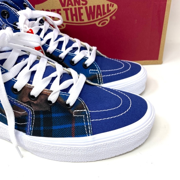 💖MEGA SALE💖VANS SK8-HI Bolt Big Reveal Navy Women High  Canvas   VN0A5JIV1P4 - Picture 4 of 10